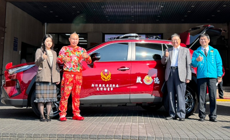 啟德機械起重工程再捐災情勘查車　  助竹縣消防強化救災量能