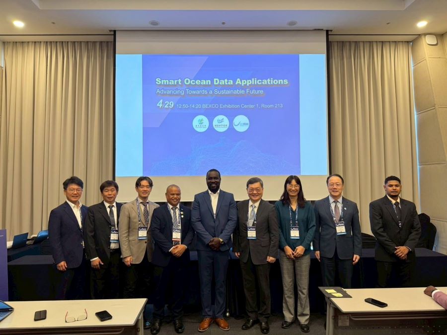 國家海洋研究院首度申獲辦理OOC官方周邊活動  展現數位海洋軟實力 海委會管碧玲主委給予肯定
