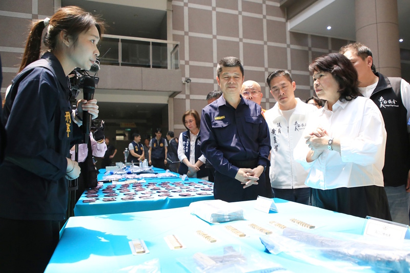 嘉市警強力掃蕩毒品與詐騙展現成果 守護市民安全 嘉義市長黃敏惠慰勉治安英雄