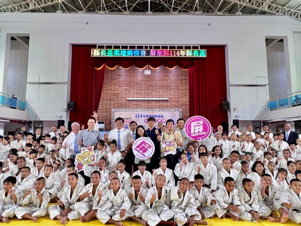 屏東縣縣長盃柔道錦標賽 大同高中體育館開戰