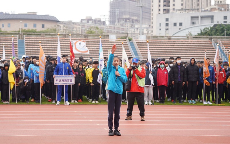 新竹縣全縣中小學運動會開幕     逾2,200名學子競逐田徑榮耀