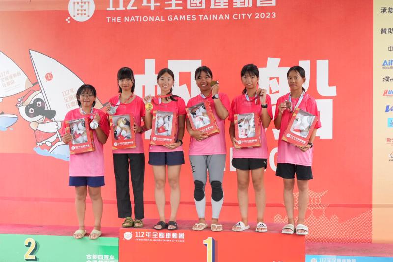 台南囊括全運會帆船18面獎牌