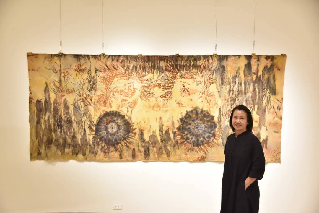 《無界森語—桉樹皮移印染創作》呈現自然再生美學 檸檬桉成靈感起點