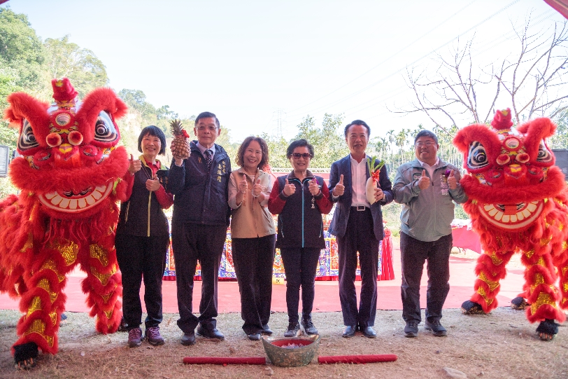 嘉邑行善團造橋鋪路造福鄉親 嘉義縣中埔鄉嘉182線禮成橋改建工程動土