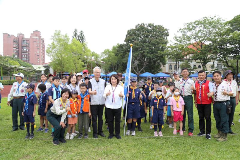 嘉義市113年度童軍運動會 黃敏惠市長到場同樂