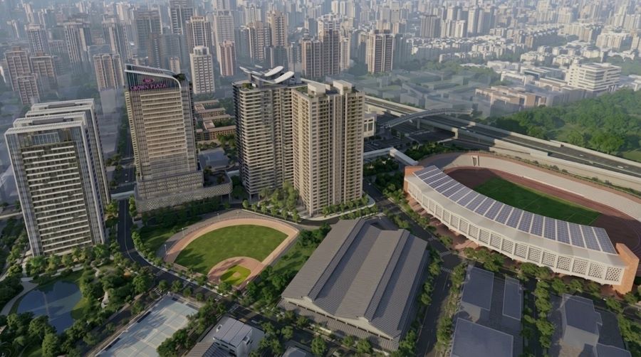 林欽榮副市長視察捷運O9聯開案周邊公共設施工程 打造苓雅成為交通、綠帶與運動複合機能新地標