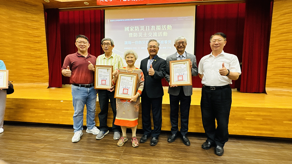 高雄秀傳防災整備獲肯定　榮獲「強韌臺灣」大規模風災績優單位