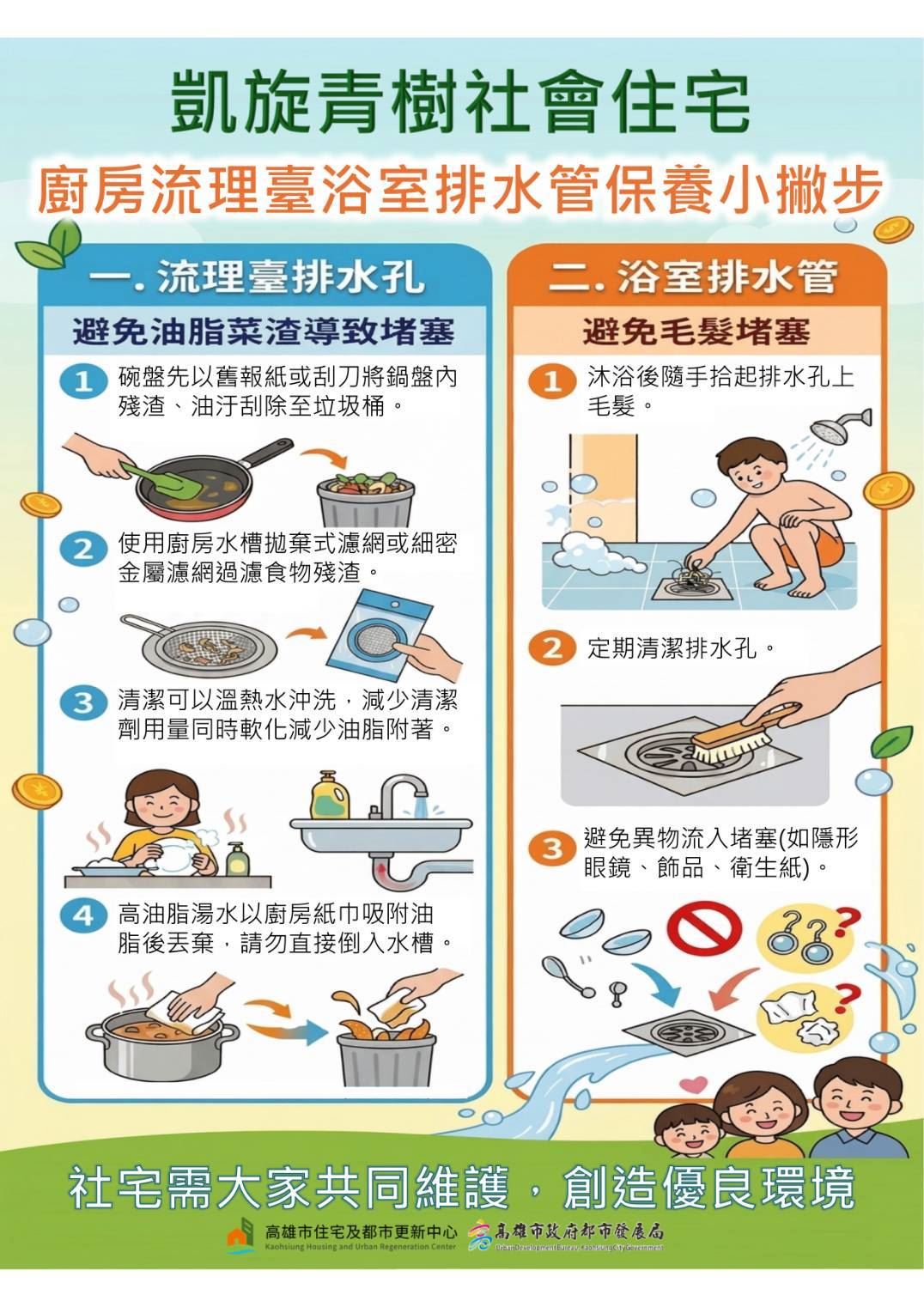 高市啟動社宅「管線健檢」 都發局：凱旋青樹社宅即日起主動排程保養