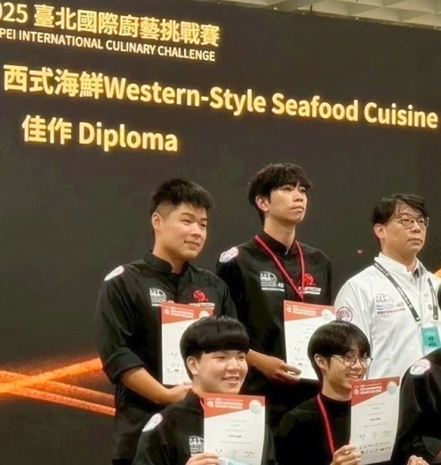 「2025 TIC國際廚藝大賽」義守大學廚藝系奪佳績 從銀髮餐桌到國際賽場，用料理連結世界與社會