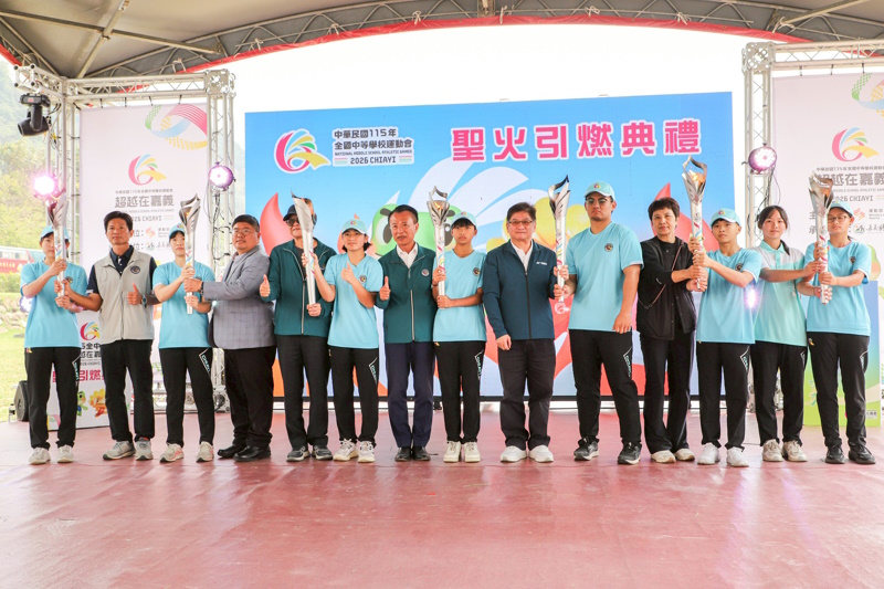 115年全中運聖火引燃 閃耀太陽之都