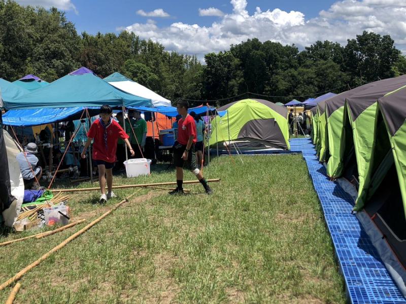 全國童軍大露營在台南走馬瀨農場辦7天