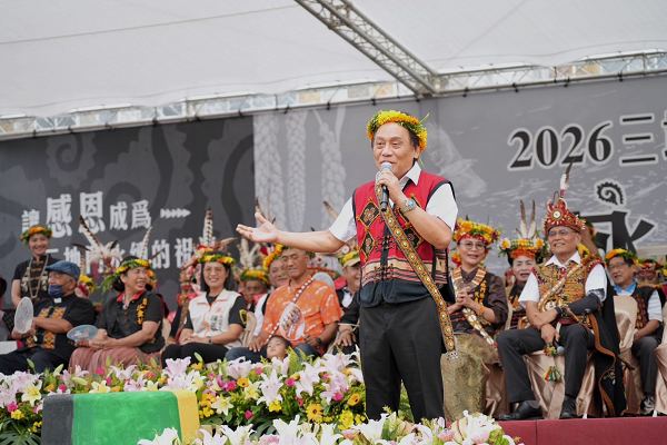曾智勇主委出席三地門收穫節　傳統祭儀展現文化底蘊 青年薪傳注入新活力