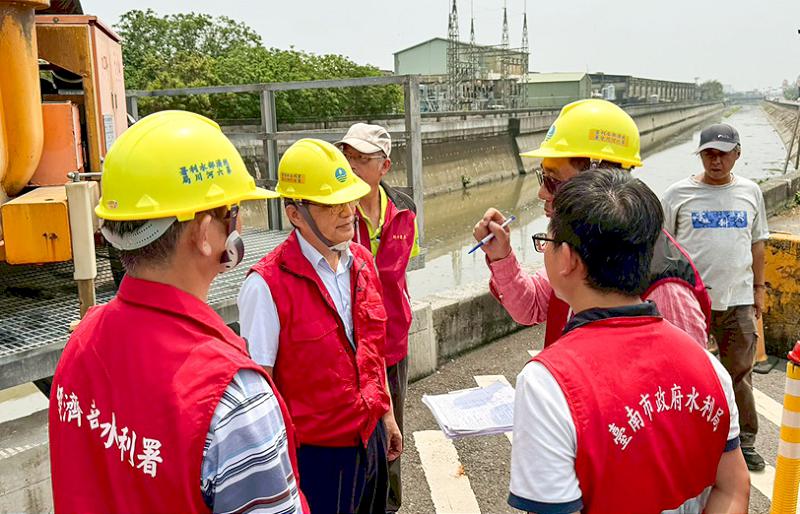 水利署完成汛期前抽查 臺南高雄防汛戰力萬無一失