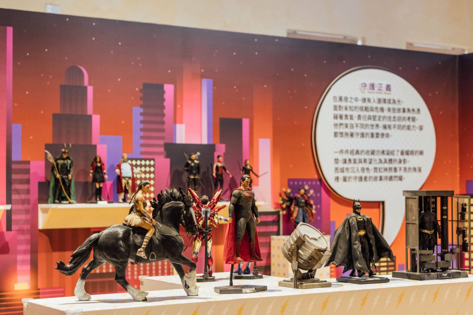  暑假看展趣  屏東演武場《屏藏心》集結人氣角色模型珍藏