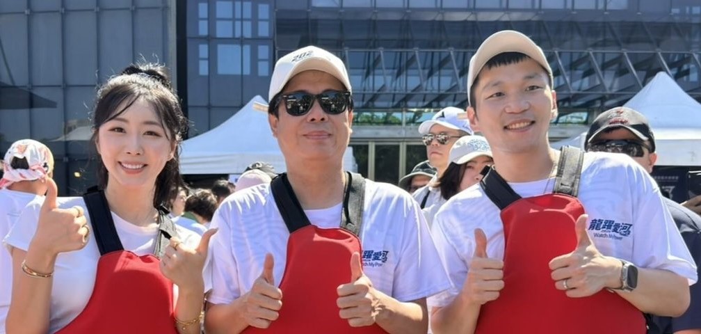 高雄端午龍舟國際友誼賽  運動部長李洋當「援軍」擊敗美日奪冠