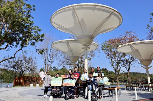 台南新化虎頭埤虎埤泛月景觀更新落成