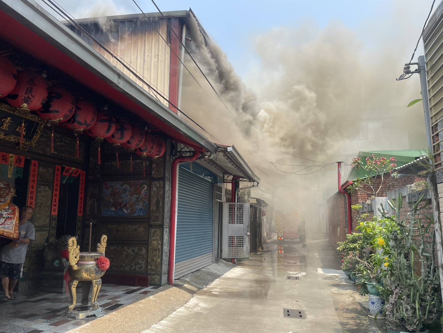 屏東市竹圍巷火警案