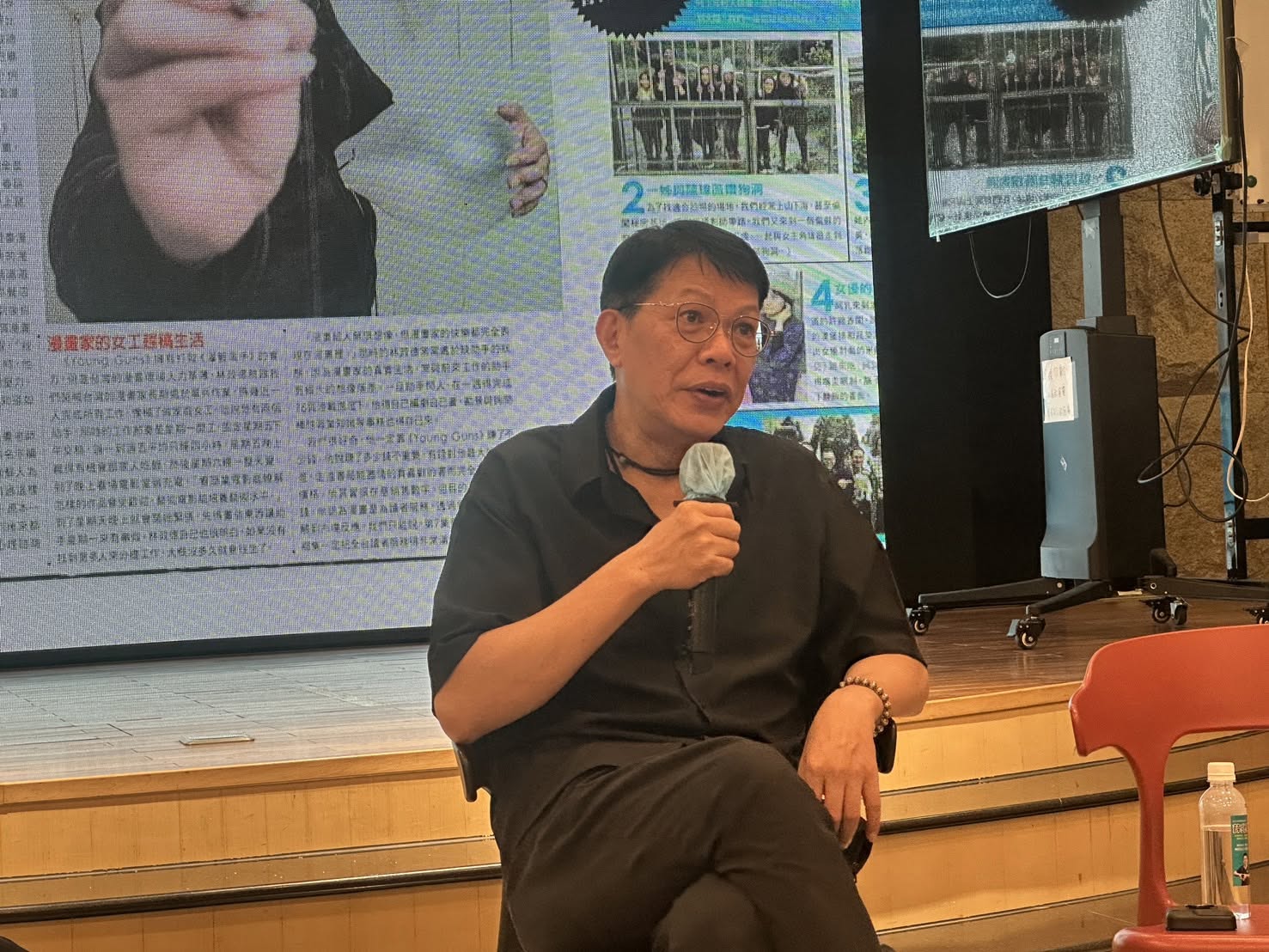 林政德漫「話」咖啡  粉絲河堤聚會暢談當年祕辛