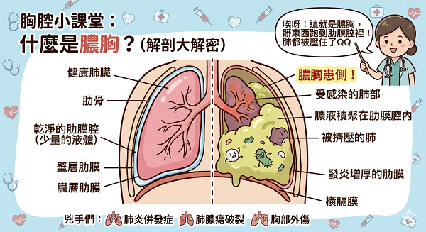 25歲移工感冒拖兩週竟變膿胸！肺部塌陷險喪命　醫警告：年輕人也高風險