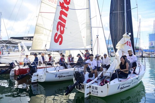 台南成大與臺大帆船社橫渡黑水溝獲澎湖賽四冠王