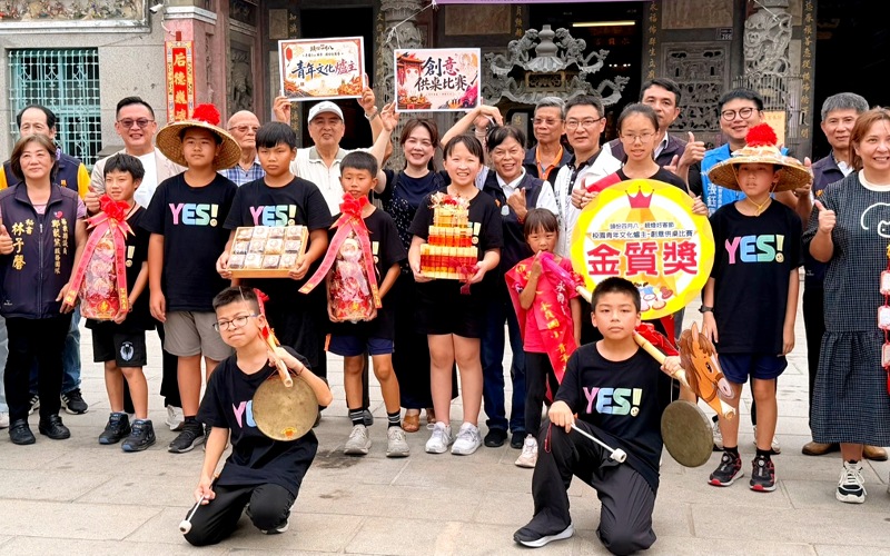 頭份四月八「青年爐主創意供桌迎媽祖」競賽出爐          永貞國小達成三連霸