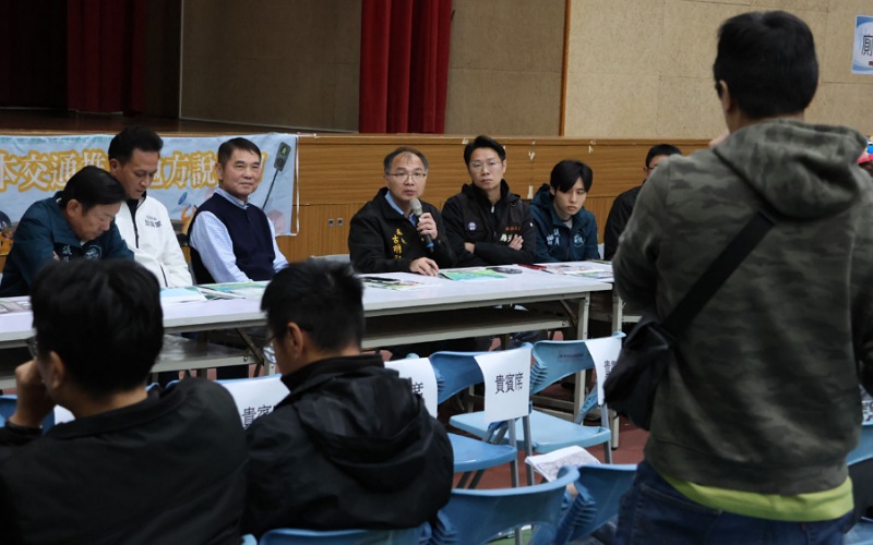 頭份人本交通推動地方說明會登場 鍾東錦傾聽民意強調行人優先與配套並行
