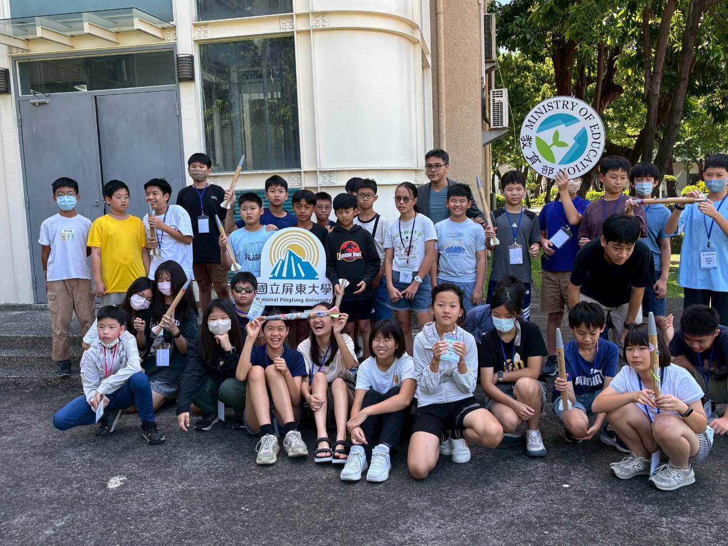 航太教育向下扎根  太空科普營隊火箭發射演示