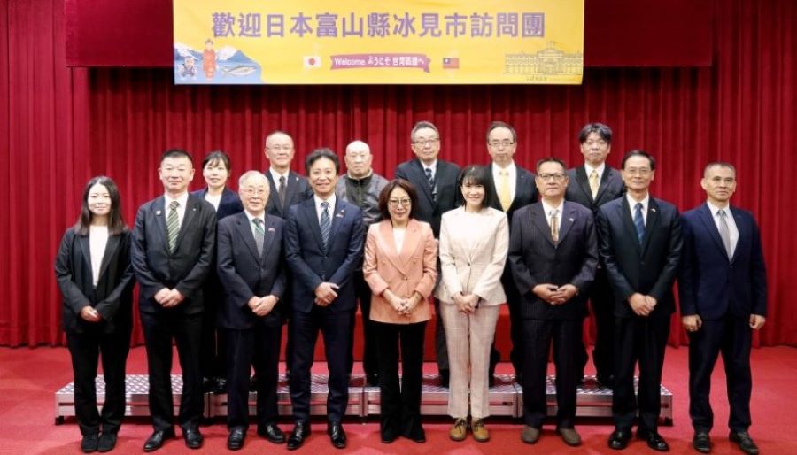 日本富山縣氷見市長一行到訪 康裕成議長:再續百年情誼