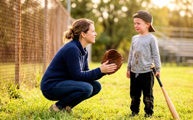 面對孩子，請當捕手而非打擊手——教養專家：接住情緒比擊退問題更重要