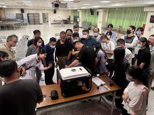 台南部署每里一台發電機防災