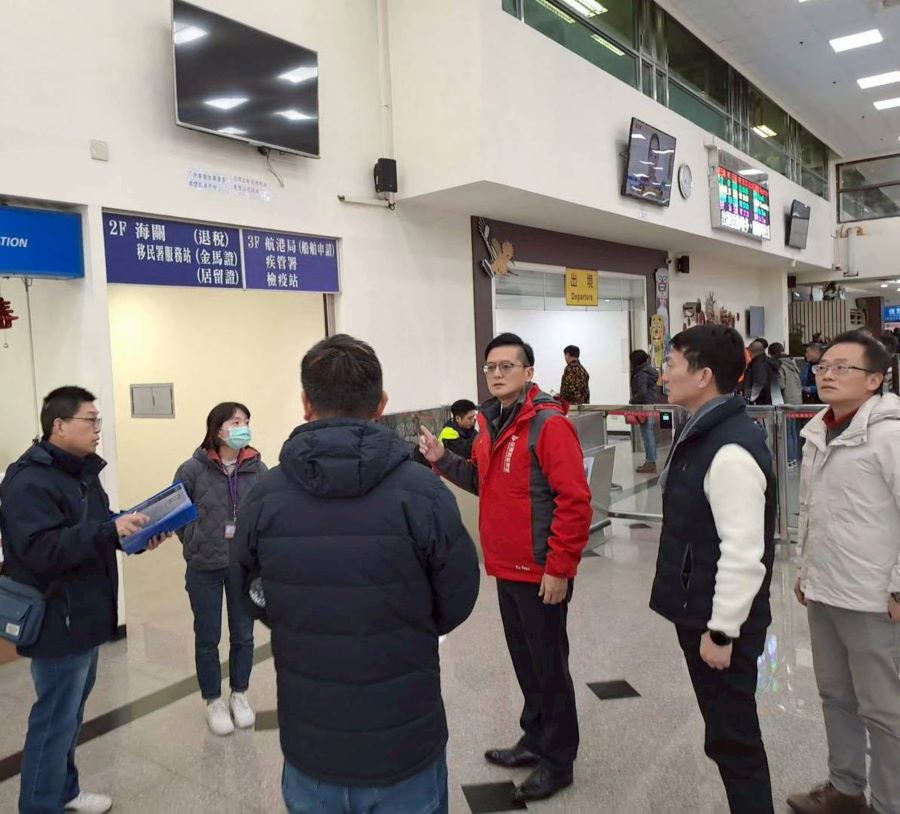 航港局強化春節及和平紀念日連續假期海運安全 執行固定航線載客船舶及海運客運場站安全抽查