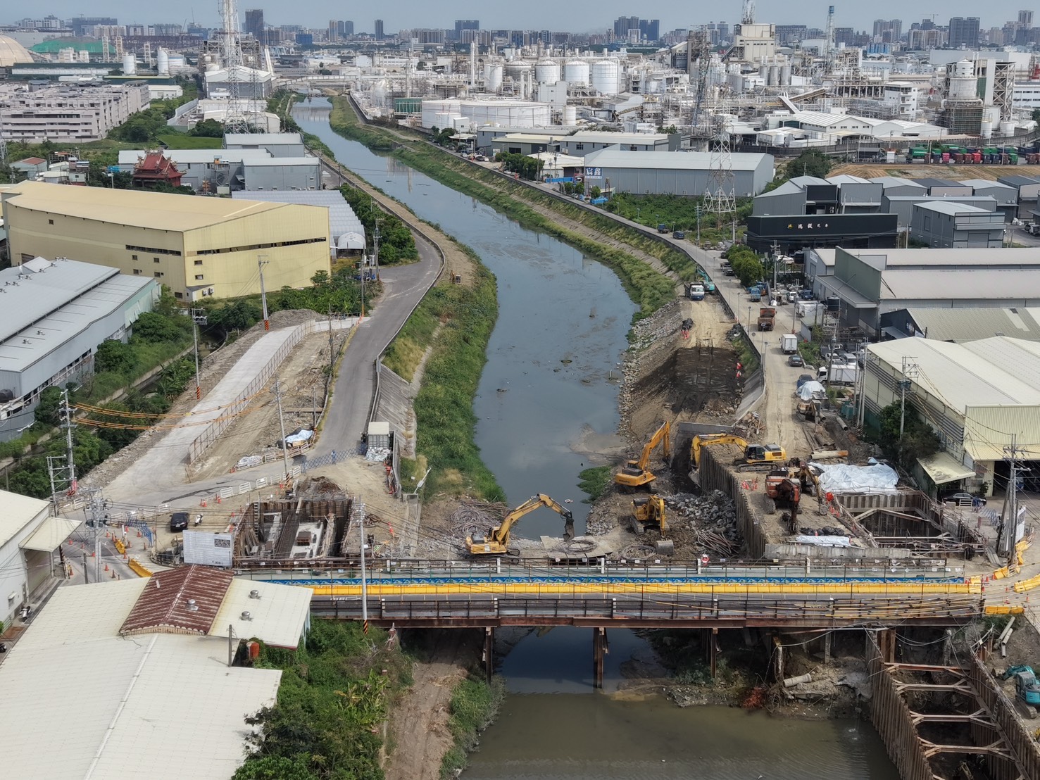 水利局如期打通後勁溪八涳橋瓶頸 新橋力拼11月通車