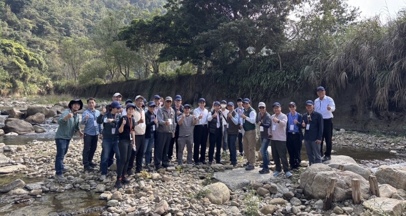 農村水保署「種瓜坑支流野溪改善工程」落實碳盤查  成為工程會節能減碳檢核訪視示範亮點