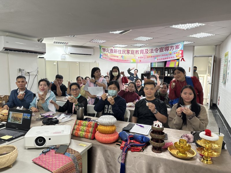 跨越文化橋梁 移民署攜手新住民講師傳遞泰式魅力