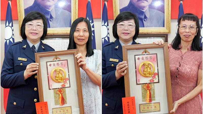 114年竹縣警察模範母親        局長宣介慈親贈祝福與關心