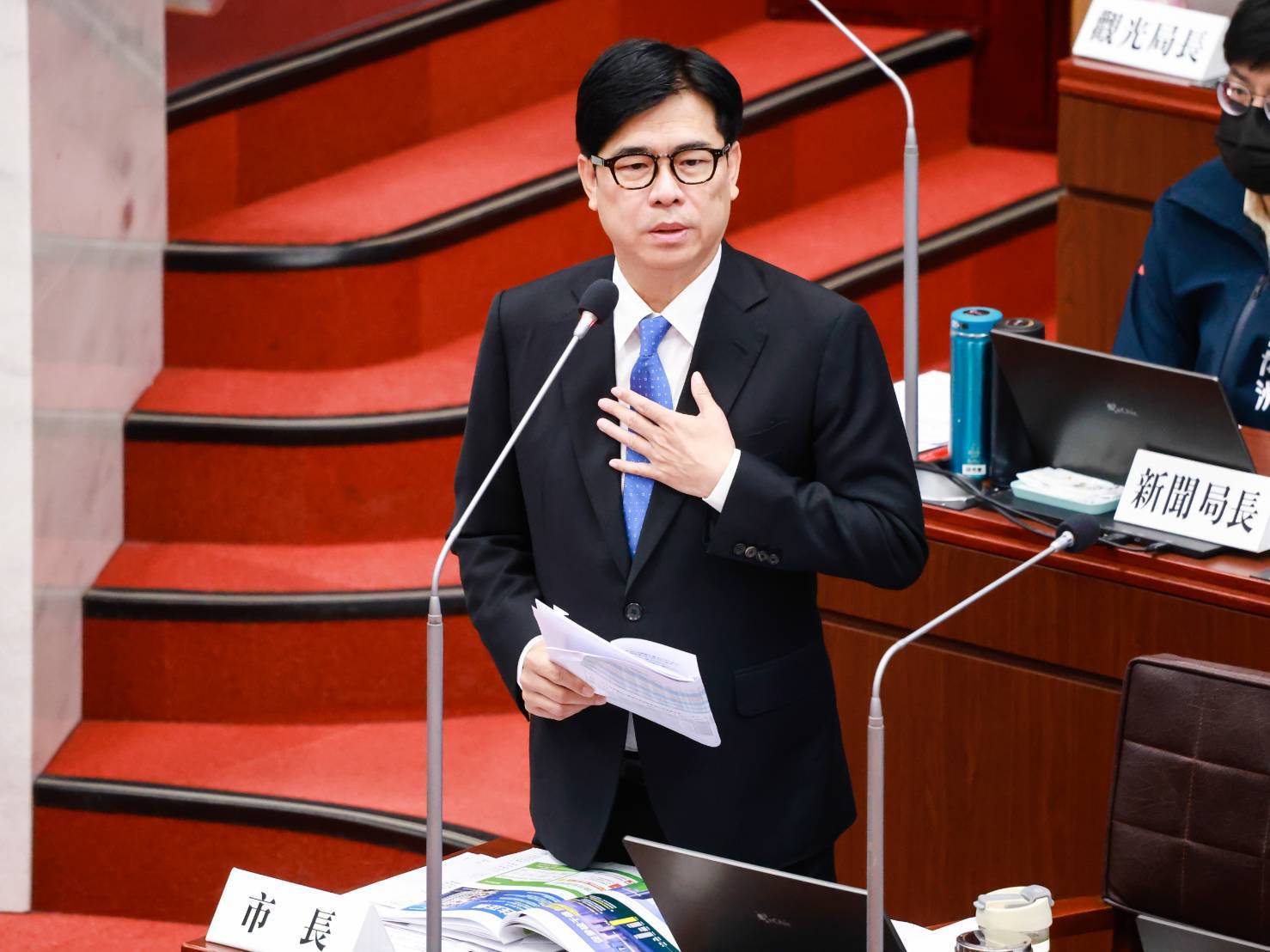 關心高雄產業發展 陳其邁:強化半導體與AI投資動能帶動產業轉型 拚薪資成長並強化育兒政策因應少子化