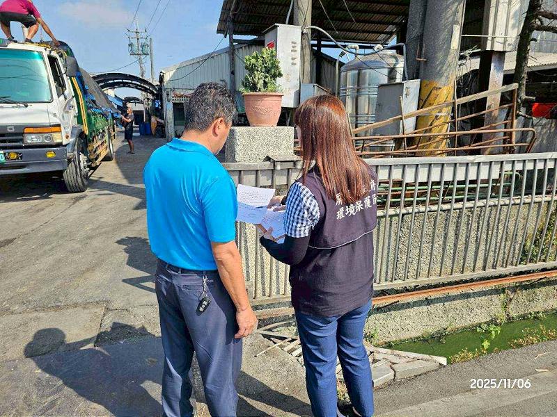 屏東縣政府環保局重申  外縣市廚餘禁止進入  本縣廚餘不瀝乾不進焚化廠