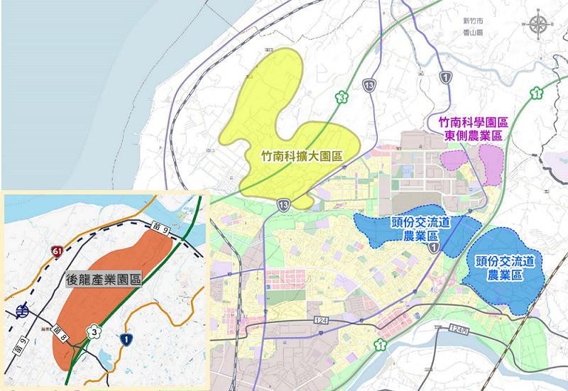 桃竹苗大矽谷產業用地遲未核定           苗縣府籲請中央正視