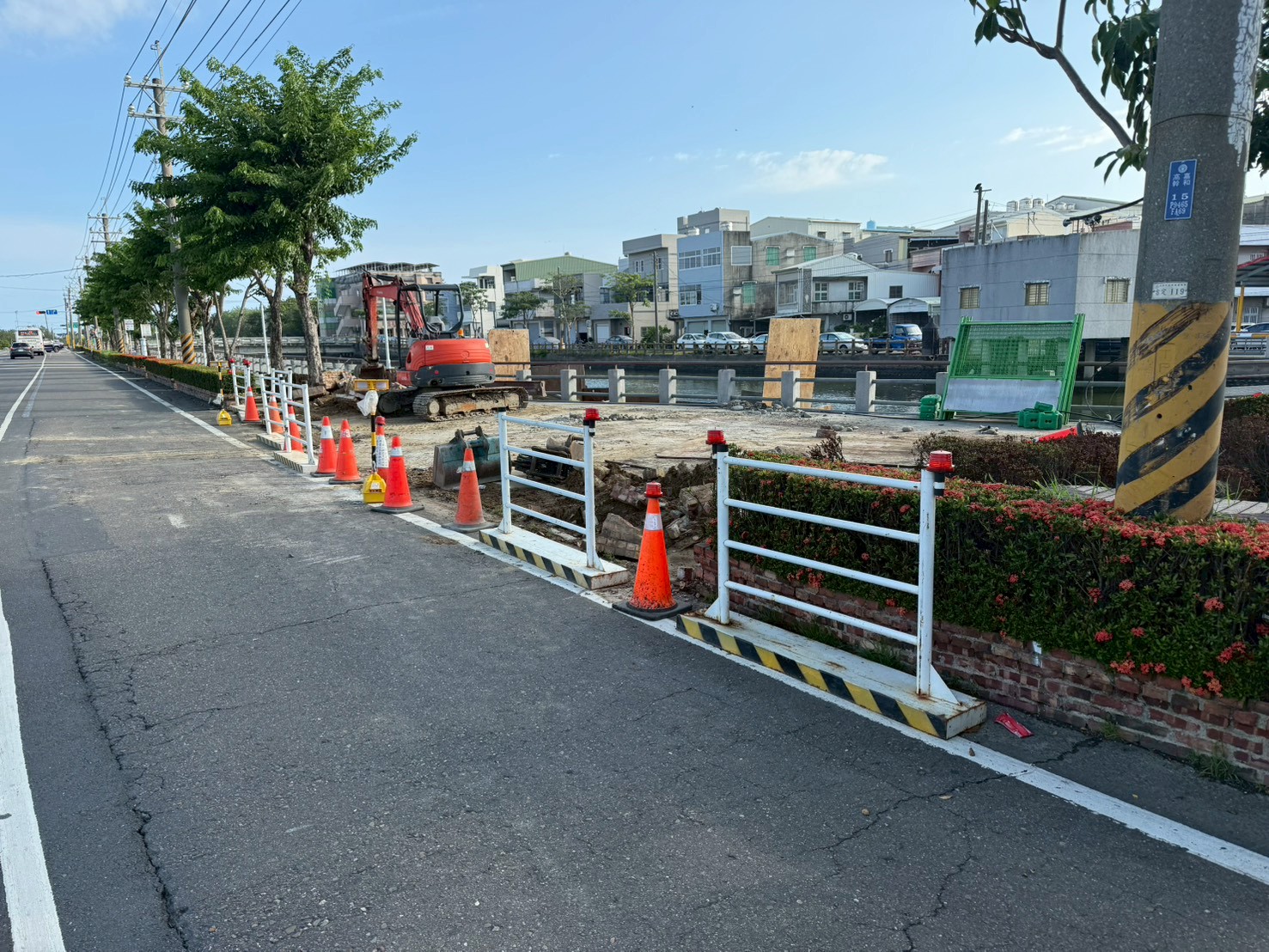 茄萣區仁愛路箱涵修復工程啟動 強化排水提升居住安全