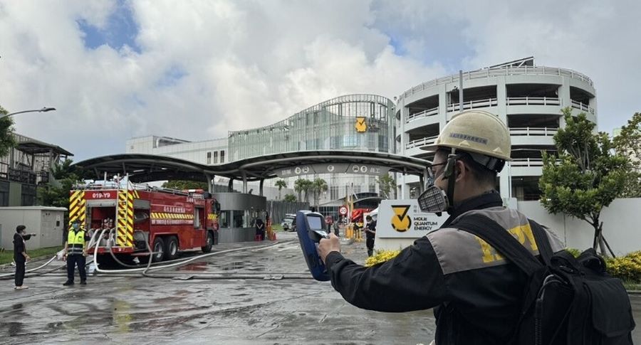 三元能源公司火勢已撲滅 環保局持續監控空氣品質