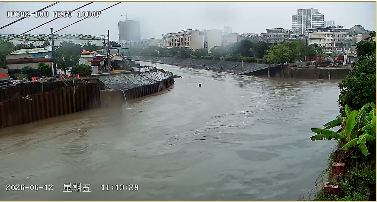 梅雨期間 水利局持續監控水情並適時排除積淹水狀況