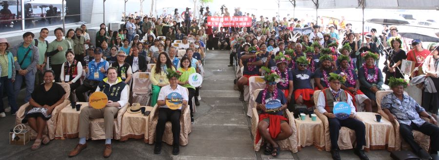 「無私分享號」傳統航海壯舉感動人心　海委會於高雄港盛大迎船