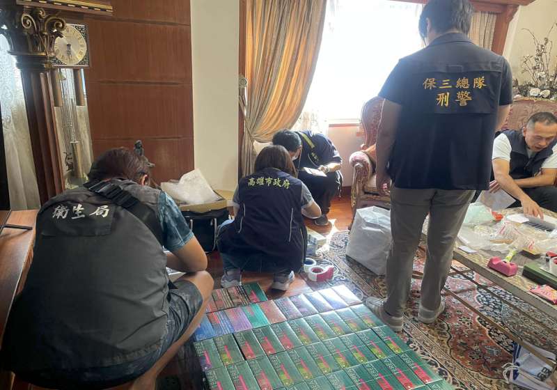 保三總隊破獲行李走私加熱菸案，查獲5千包加熱菸