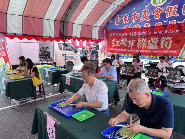 台南將軍綠蘆筍行銷兩天