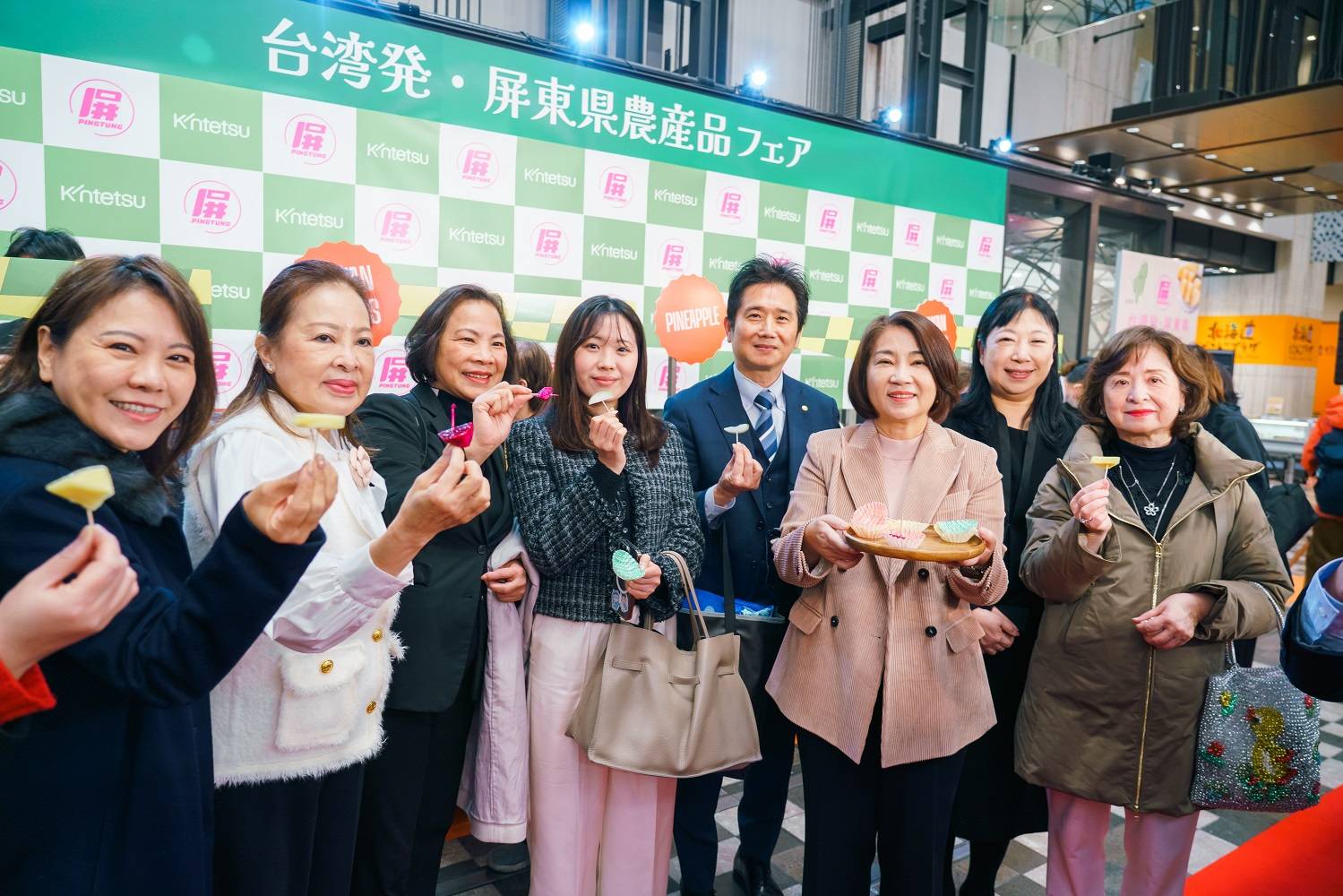 日本朋友不必飛台灣 屏東優質農產進軍日本關西近鐵百貨