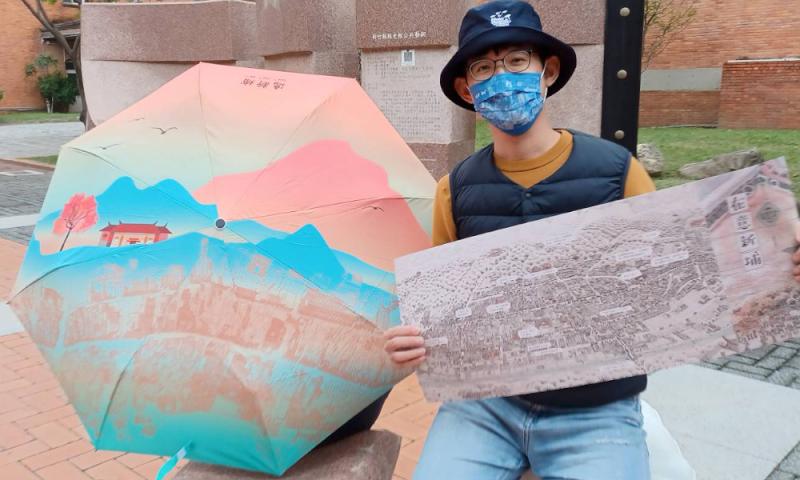 竹縣花燈迎天穿  2/10 新埔鎮登場   文化局推「在意新埔」手繪地圖限量發放