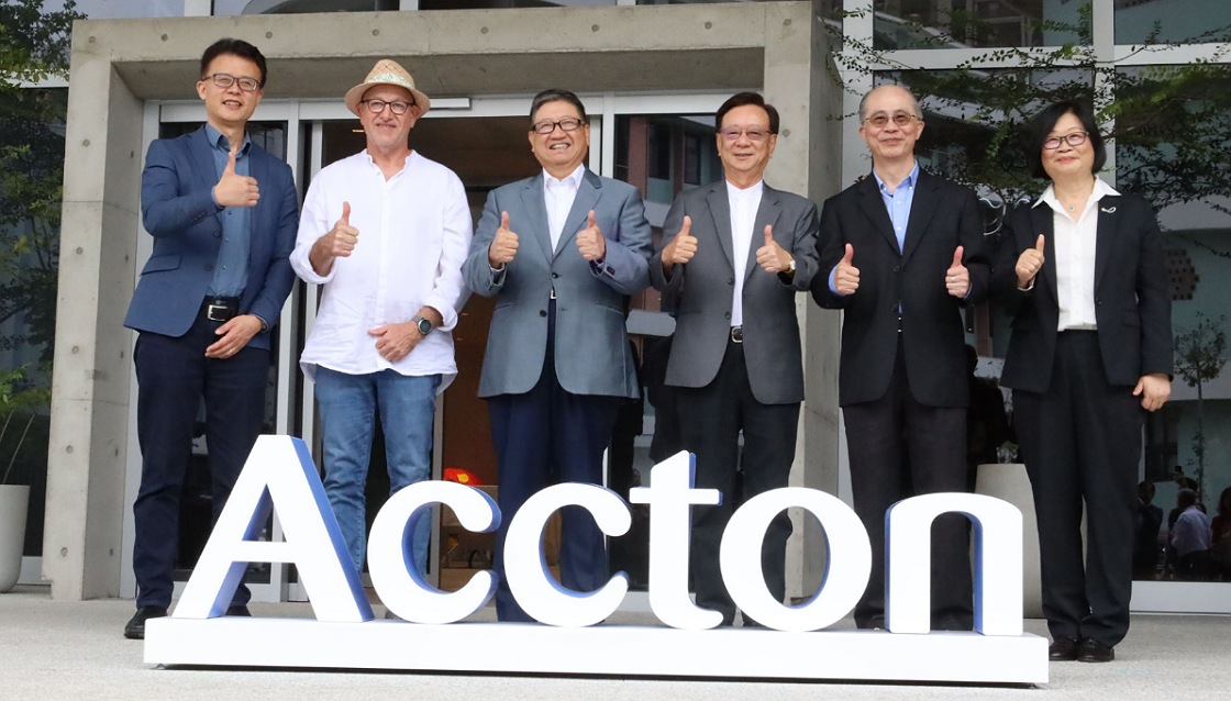 智邦AI智慧園區總部開幕       楊文科：「五支箭」政策逐步落實