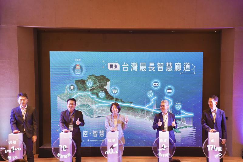 臺灣最長智慧廊道在屏東創造未來交通的科技航程