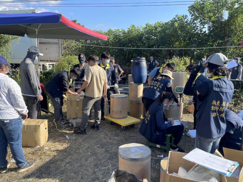 檢警與地方及中央攜力合作  再度破獲動物用偽禁藥