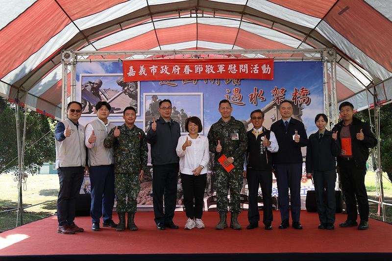 嘉義市114年春節勞軍 黃敏惠市長感謝國軍堅守崗位 保家衛國
